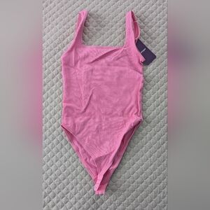 Ribbed Bodysuit By Heyshape, Size M, NWT